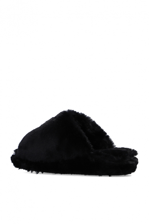 サンダル・ミュール VERSACE Lilac Eco Fur Slippers VERSACE VERSACE Lilac Eco Fur Slippers | luosophy | REVERSIBLE